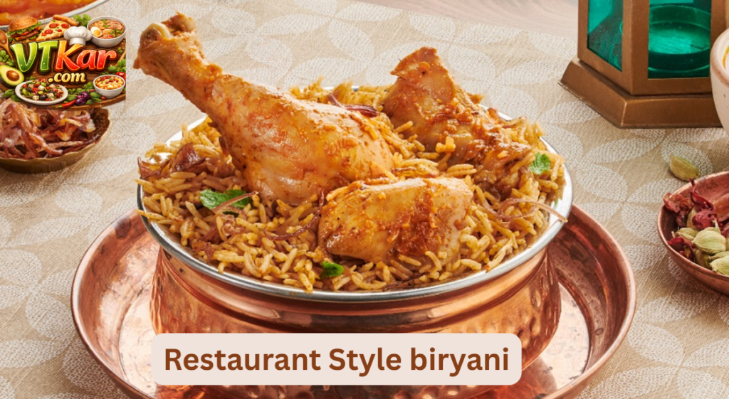 Restaurant Style biryani